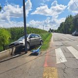 84enne perde il controllo dell’auto e finisce contro un muretto: è ricoverata