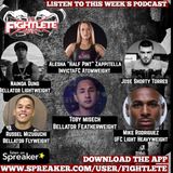 Fightlete Podcast Dec13th w UFC Milwaukee Mike Rodriguez, JoseShortyTorres, Alesha Zappitella, Russel Mizuguchi, Toby Misech, Naiona Dung