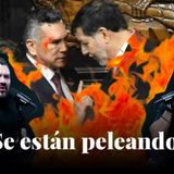 ¡Se están peleando!