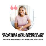 Creating a well-rounded life featuring Geomrya Pollard