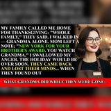 My Family Abandoned Grandma on Thanksgiving—Her Quiet Revenge | Family Drama