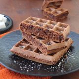 Waffle al cioccolato e cocco