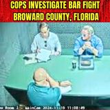 Cops Investigate Bar Fight - Broward County, Florida