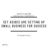 Set Asides Are Setting up Small Business for Success
