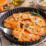 ZUCCA GRATINATA AI FORMAGGI VEGANI In Friggitrice Ad Aria