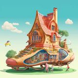 The Woman Who Lived in a Shoe | Mother Goose Stories