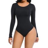 Lean into Comfort and Support with Long-Sleeve Bodysuit Zip-Ups