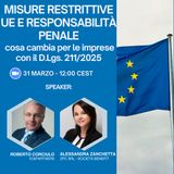 Export Talks: Misure restrittive UE e responsabilità penale