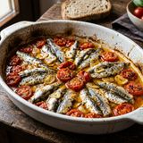Acciughe alla pizzaiola al forno, facili e saporite