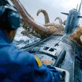 A giant kraken awakens after scientists' bomb experiments in the Arctic