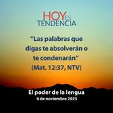 El poder de la lengua ~ Devocional de Jóvenes ~ 6 de noviembre 2025