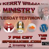 Tuesday Testimony