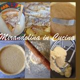 Crostata di mele su crema alle mandorle
