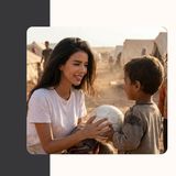 Rani Vanouska T Modely bringing hope to children through football and OMNYA Foundation