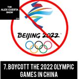 7. Boycott the 2022 Olympic Games in China