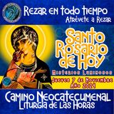 SANTO ROSARIO DE HOY. JUEVES 7 DE NOVIEMBRE 2024 MISTERIOS LUMINOSOS. Rosario a la Virgen María. 🌹