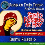 🔴 Rosario de hoy  Martes 4 de Octubre 2025 🌹 MISTERIOS DOLOROSOS. Santorosariodeldia