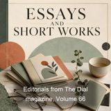 Editorials from The Dial magazine Volume 66 - Martyn Johnson