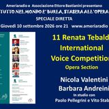 Tutto nel Mondo è Burla ountata speciale – Presentazione 11° concorso Renata Tebaldi sezione Opera