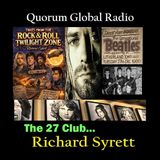 Richard Syrett on the Death of Kurt Cobain, the 27 Club and the Birth of Beatlemania audio