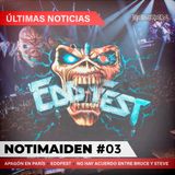 No Prayer for the Podcast #103 | NOTIMAIDEN Apagón en París, Eddfest, Sin acuerdo entre Bruce y Steve