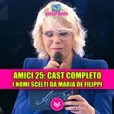 Amici 25, cast completato: tutti i nomi scelti da Maria!