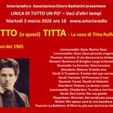 Lirica di tutto un po' - Tutto (o quasi) Titta - La voce di Titta Ruffo prima puntata