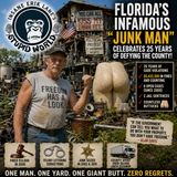 Barking Horny Frogs, Trump Poo Portrait, and A Florida Man's Butt Sculpture