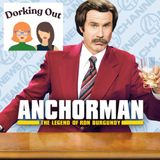 Anchorman (2004) Will Ferrell, Christina Applegate, and Paul Rudd.