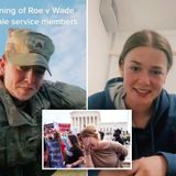 Woke Female Army Soldier Questions Loyalty to United States after Roe v Wade Decision