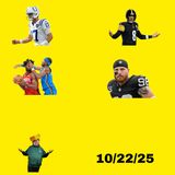 10/22/25: NFL Week 8 Power Rankings & Predictions, NBA opening night thoughts, & more