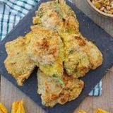 Fiori di zucca filanti  impanati alla siciliana