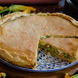 Focaccia con Fiori di Zucca e Crescenza
