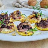 CROSTINI RADICCHIO GORGONZOLA e NOCI