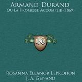 Armand Durand by Rosanna Eleanor Leprohon | Full Audiobook | Audiobook Time