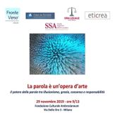 25° Puntata - LA PAROLA E' UN'OPERA D'ARTE - 29 Novembre 2019