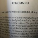 Lektion 313. Et kursus i mirakler.