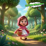 CAPPUCCETTO ROSSO ANZI ROSA 🐺 Storia in rima per bambini ! Fiaba illustrata 📖