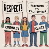 Class 1E and their rules for wellbeing in class