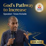 GOD'S PATHWAY TO INCREASE