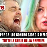 Grillo Contro Meloni: Tutte Le Bugie Della Premier!