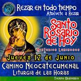 SANTO ROSARIO DE HOY. JUEVES 12 JUNIO DEL 2025 MISTERIOS LUMINOSOS. Rosario a la Virgen María. 🌹 