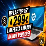 HP Laptop 15 l'offerta del giorno su Amazon