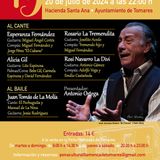 Homenaje a José Antonio Muñoz "El Chozas" en el Festival Flamenco de Tomares