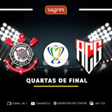 Copa do Brasil 2022 - Quartas de final (volta) - Corinthians 4x0 Atlético-GO, com Jaime Ramos