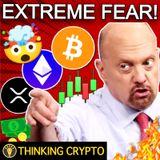 CRYPTO IN EXTREME FEAR! JIM CRAMER TURNS BEARISH ON BITCOIN & JAPAN STIMULUS QE!