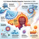 Extreme Weather Across The United States September 6th 2026:  Part 1