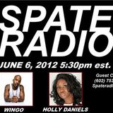 Wingo (Jagged Edge) on Spate Radio with Holly Hi Def Daniels
