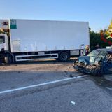 Scontro fra tre veicoli sulla Postumia: feriti marito, moglie e un neonato di 4 mesi