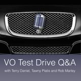 Voiceover Test Drive Q&A
